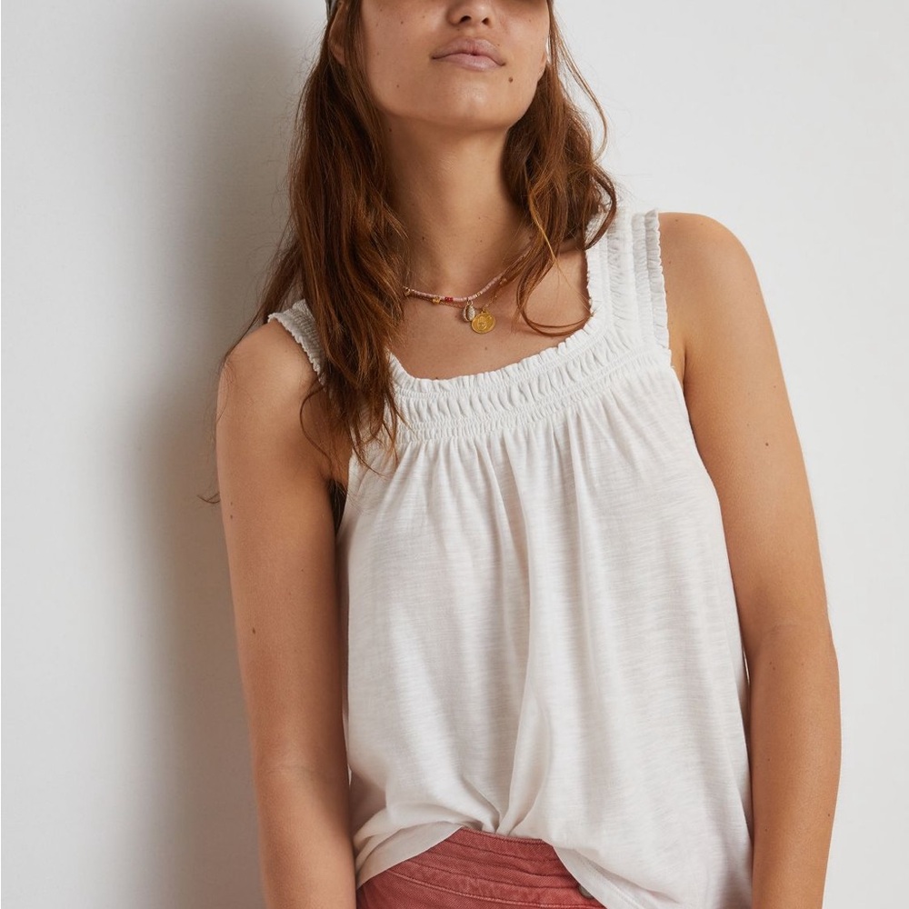 Anthropologie Lillian Ruched Tank